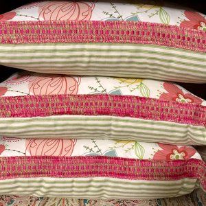 Handmade pillows with down/feather inserts